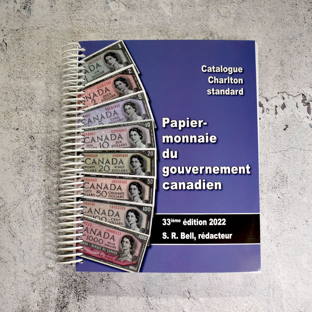 2022 Papier monnaie du gouvernement canadien 33ème Éd