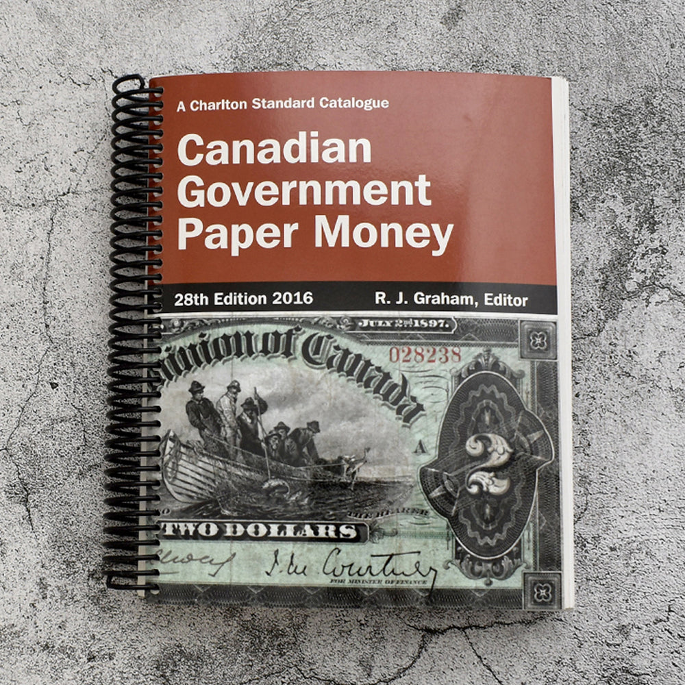 2016 Canadian Government Paper Money, 28th Ed